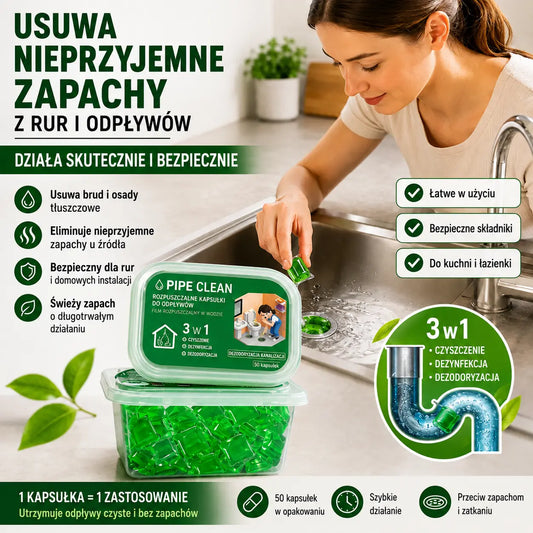 🚨 TYLKO 99 zł ZA 2 OPAKOWANIA! 🔥 100 tabletek do odpływów 💧 Najniższa cena w historii – koniec z nieprzyjemnym zapachem!