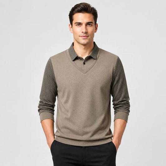 🍂🔥 JESIENNA NOWOŚĆ + PROMOCJA! 👔 Ciepła męska koszulka polo M–4XL | Polarowa podszewka, wygodny krój Plus Size ❄️