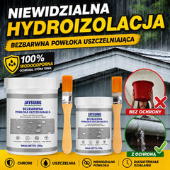 🚨 PROMOCJA 1+1 GRATIS! 💧 Bezbarwny Uszczelniacz Wodoodporny – 2 × 100 g 🎁 Pędzle GRATIS | Szybka Ochrona Przed Wodą
