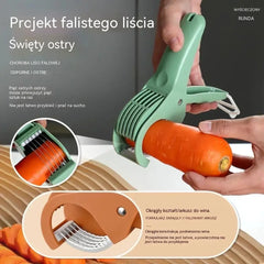 🥕🔥 【1+1 GRATIS】Krajalnik do owoców i warzyw ze stali nierdzewnej – pokrój wszystko szybciej i łatwiej!