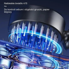 ✨ Grzebień do pielęgnacji skóry głowy 4w1 – światło czerwone i niebieskie, mikroprądy, masaż i aplikator serum 💆‍♀️