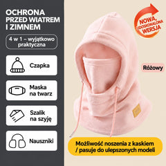 ❄️ Ciepło nawet przy -20°C! Polarowa czapka termiczna 🧣 Idealna na narty, motor i zimowe dni