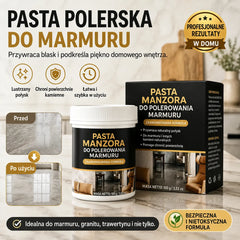 🥳 🔥Dwie butelki za 99 zł!✨ Pasta do polerowania marmuru – usuwa zarysowania, przywraca połysk i chroni powierzchnię w zaledwie 2 minuty 🛡️