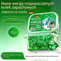 🎁 150 kapsułek w promocji 1+2 GRATIS! Bioenzymatyczna pomoc na zapach z odpływu 🚿