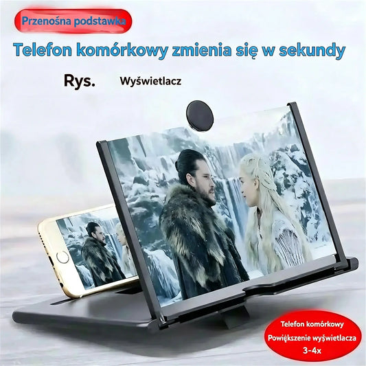🔥 Kup 1, Odbierz 1 GRATIS! 📱 Powiększ ekran telefonu i chroń oczy przed zmęczeniem 👀✨Umożliwia oglądanie w 3D, Idealna dla całej rodziny