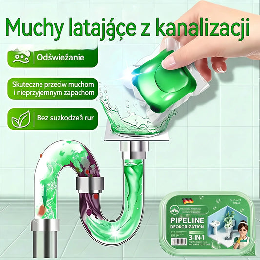 🎁 150 kapsułek w promocji 1+2 GRATIS! Bioenzymatyczna pomoc na zapach z odpływu 🚿