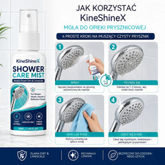 🚿💧Szybko działający spray do usuwania kamienia z prysznica