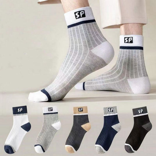 🍂🔥 Jesienna promocja! 🧦 Kup 5 par + 5 GRATIS 🎁 Miękkie bawełniane skarpety – oddychające i przeciw zapachom ✨