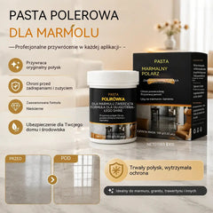 🥳 🔥Dwie butelki za 99 zł!✨ Pasta do polerowania marmuru – usuwa zarysowania, przywraca połysk i chroni powierzchnię w zaledwie 2 minuty 🛡️
