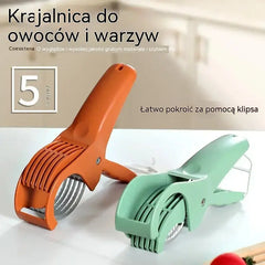 🥕🔥 【1+1 GRATIS】Krajalnik do owoców i warzyw ze stali nierdzewnej – pokrój wszystko szybciej i łatwiej!