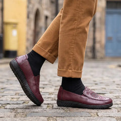 🌸Damskie, haftowane, wsuwane, płaskie buty z miękką podeszwą – oddychające, antypoślizgowe i komfortowe buty do chodzenia dla seniorów